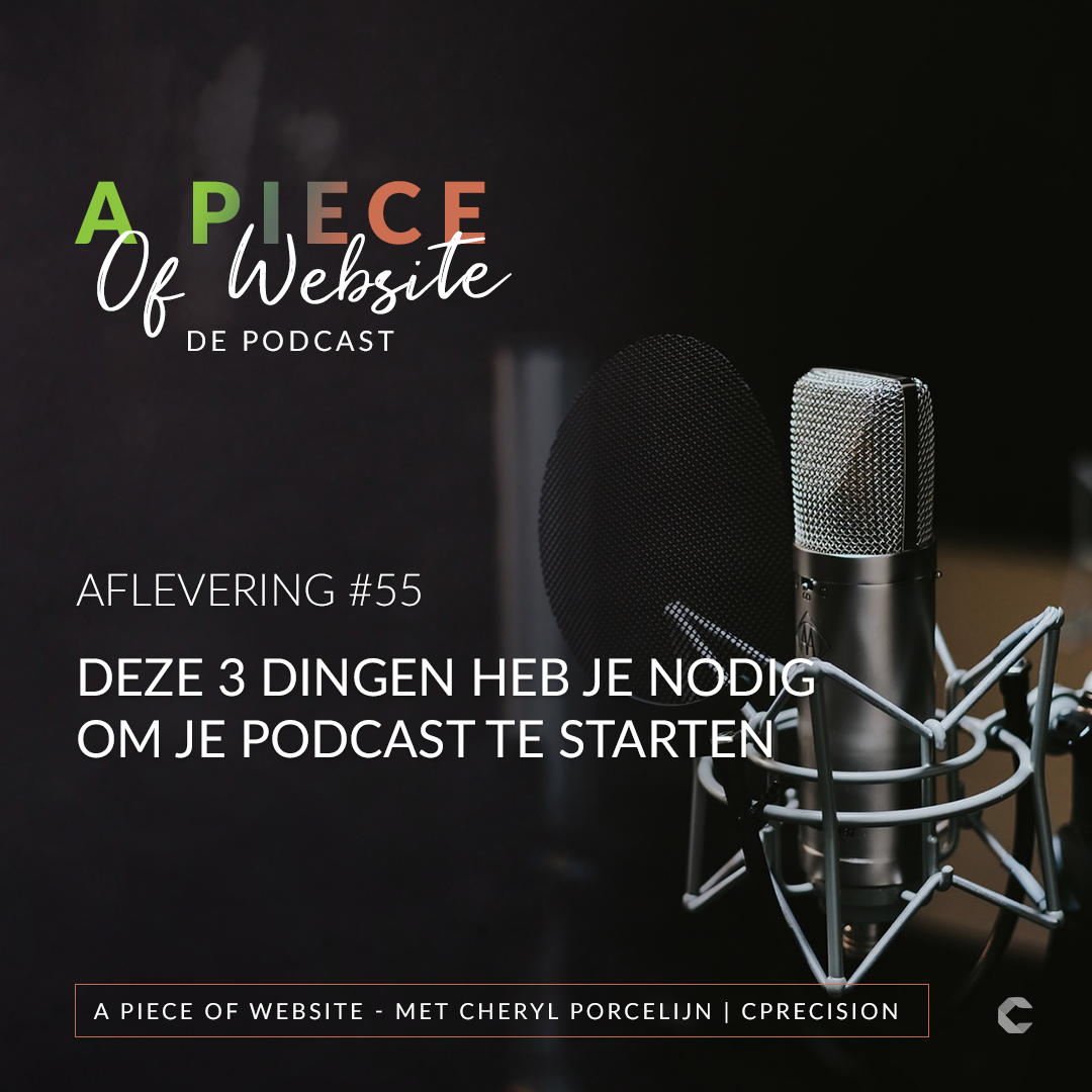 55: Deze 3 dingen heb je nodig om je podcast te starten episode artwork