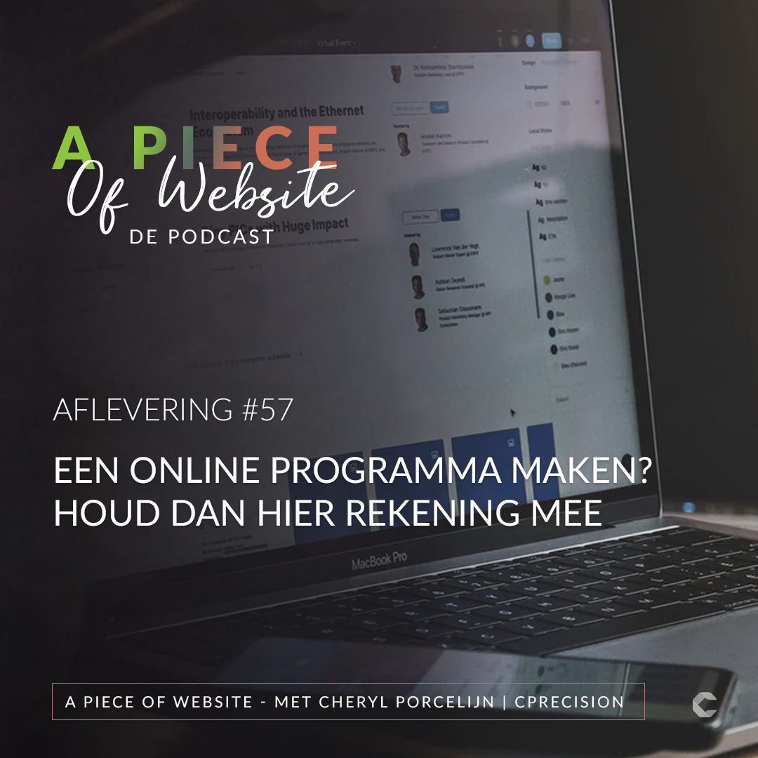 57: Een online programma maken? Houd dan hier rekening mee episode artwork