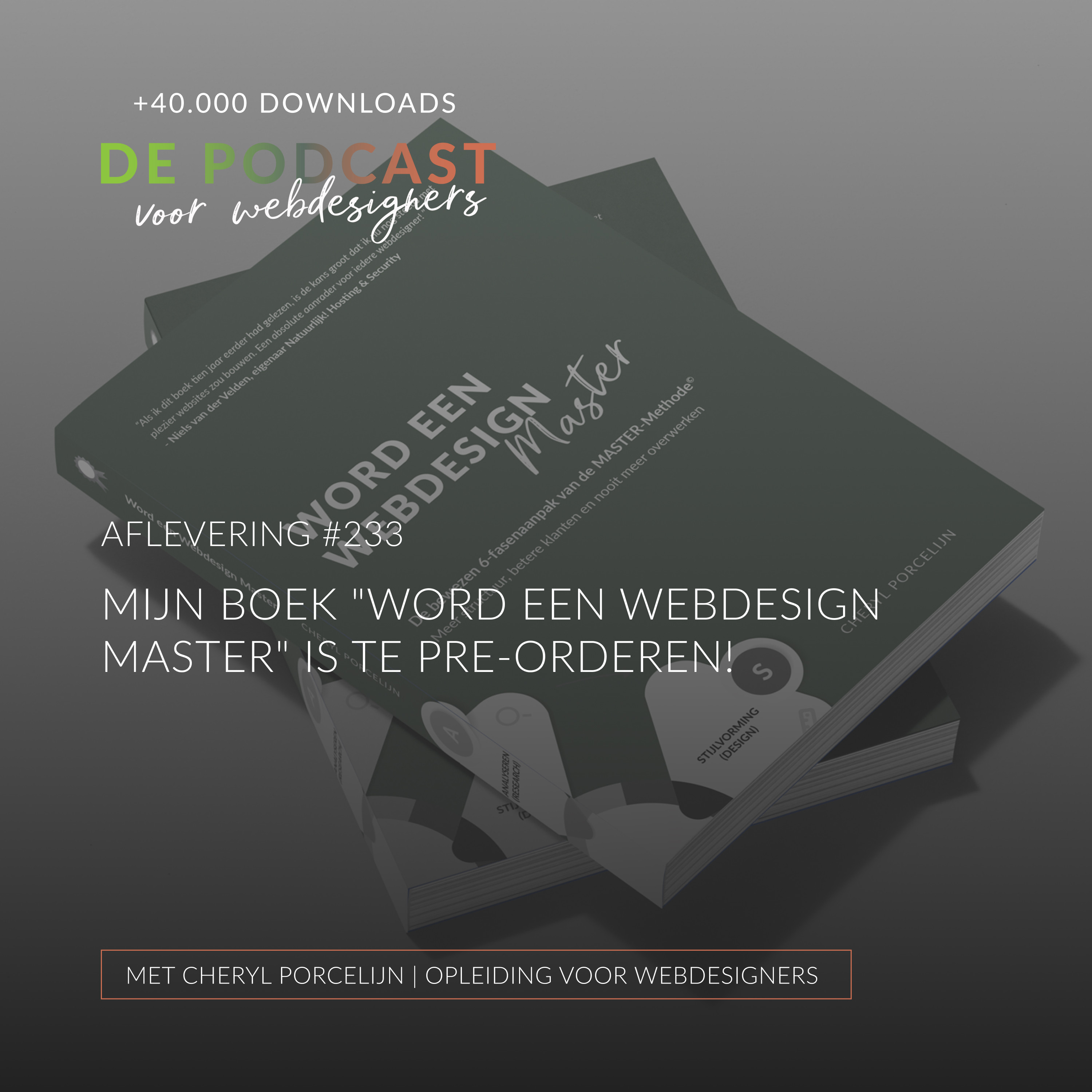 233: Mijn boek "Word een Webdesign Master" is te pre-orderen episode artwork