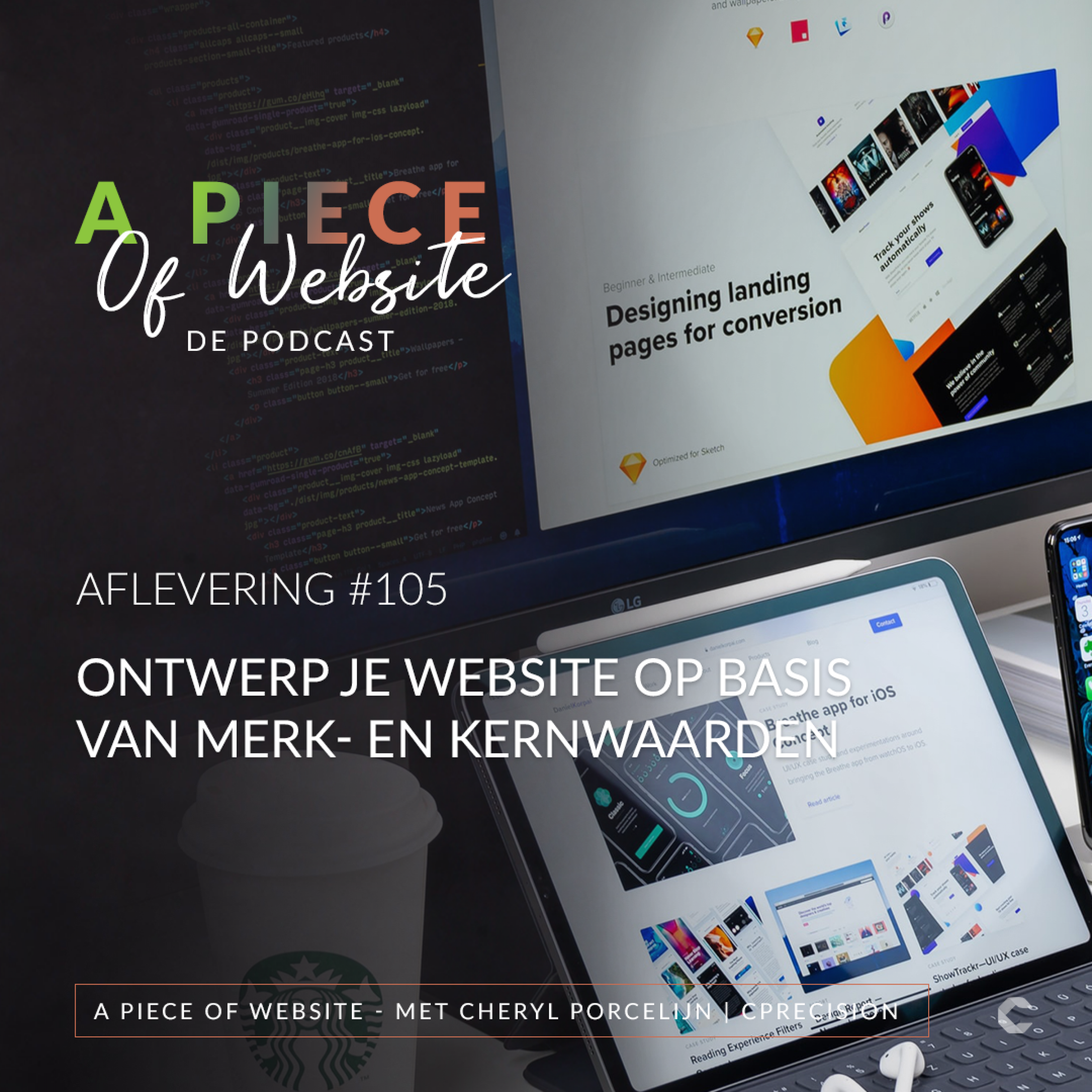 105: Ontwerp je website op basis van merk- en kernwaarden episode artwork