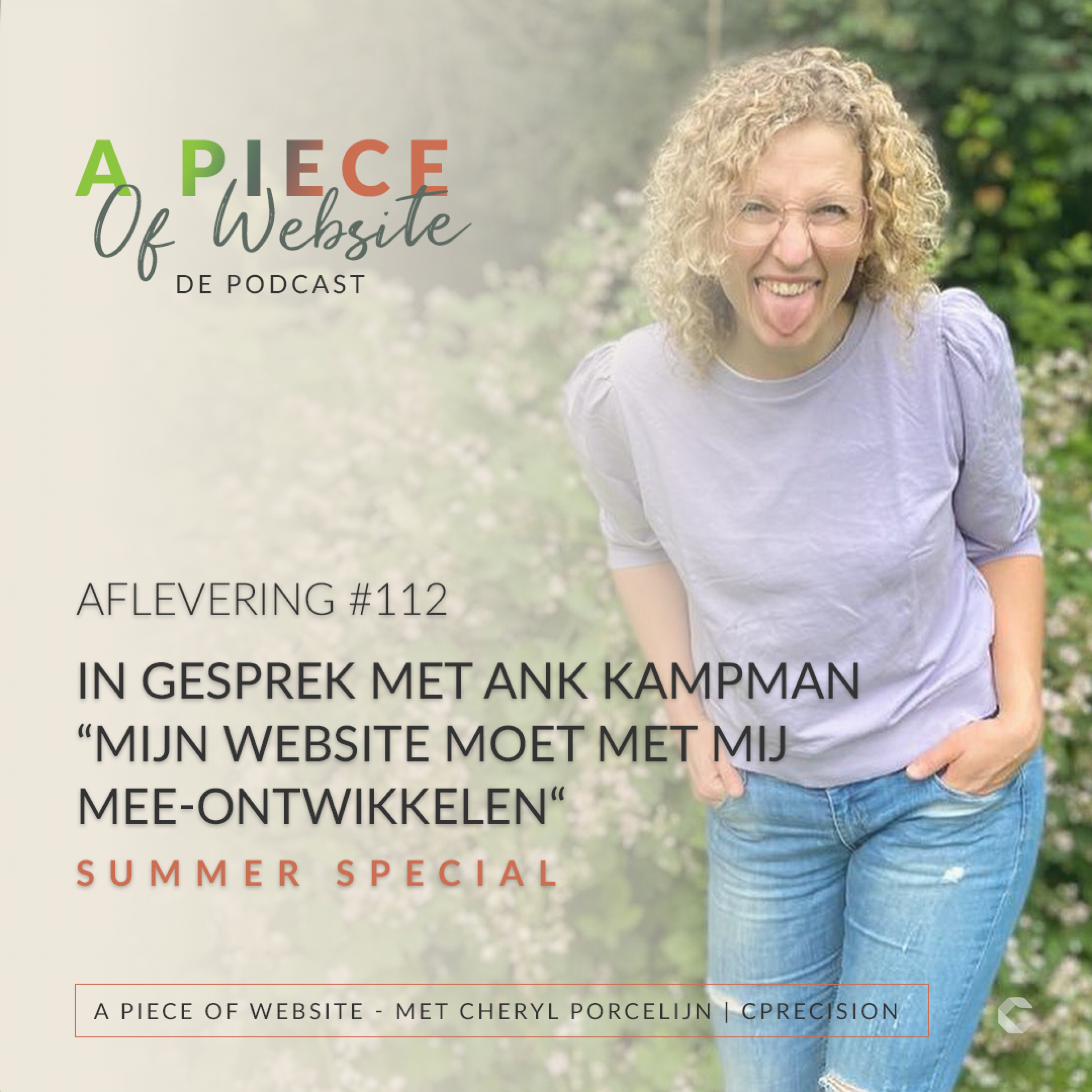 112: Mijn website moet met mij mee-ontwikkelen - In Gesprek met Ank Kampman episode artwork