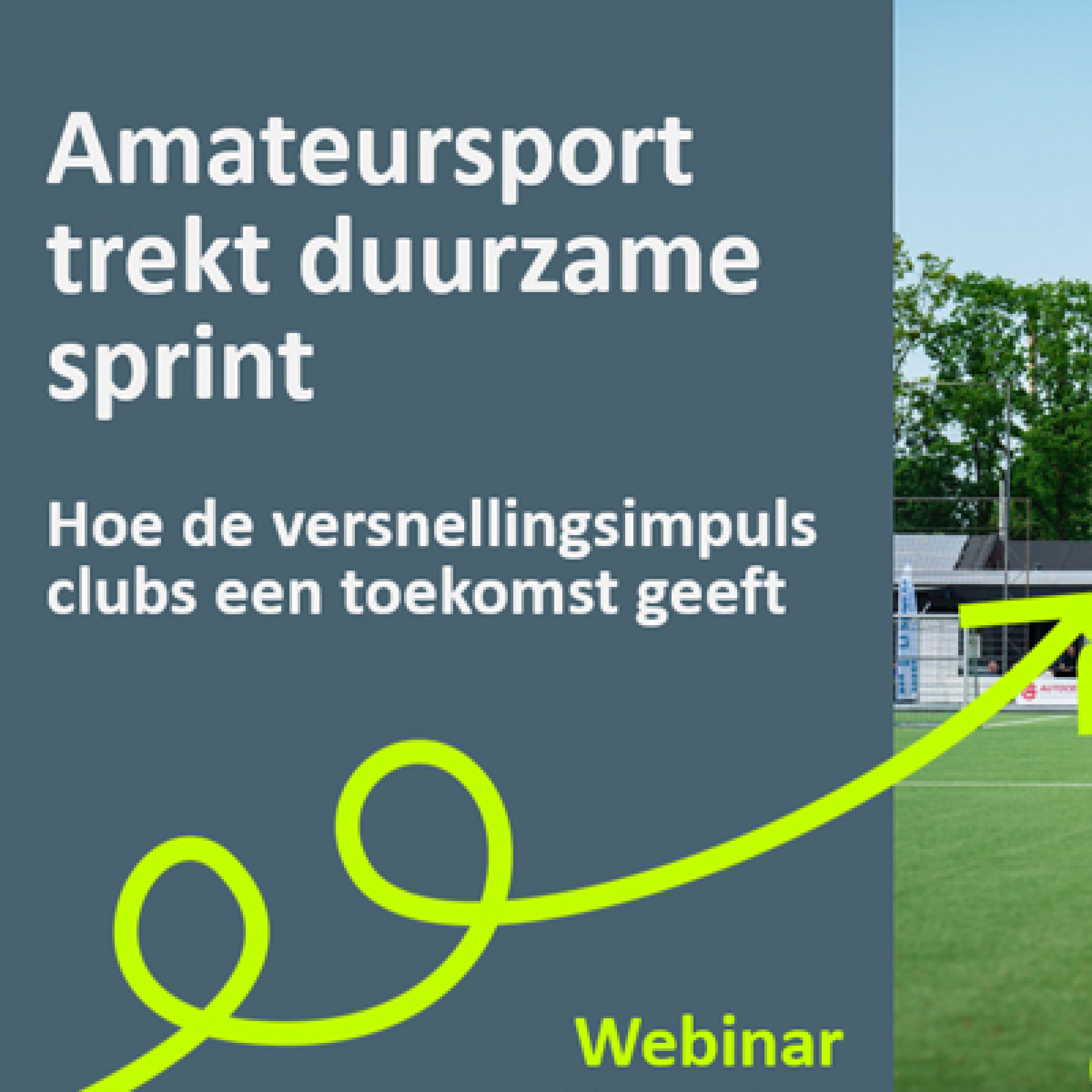 Online talkshow: Amateursport trekt duurzame sprint