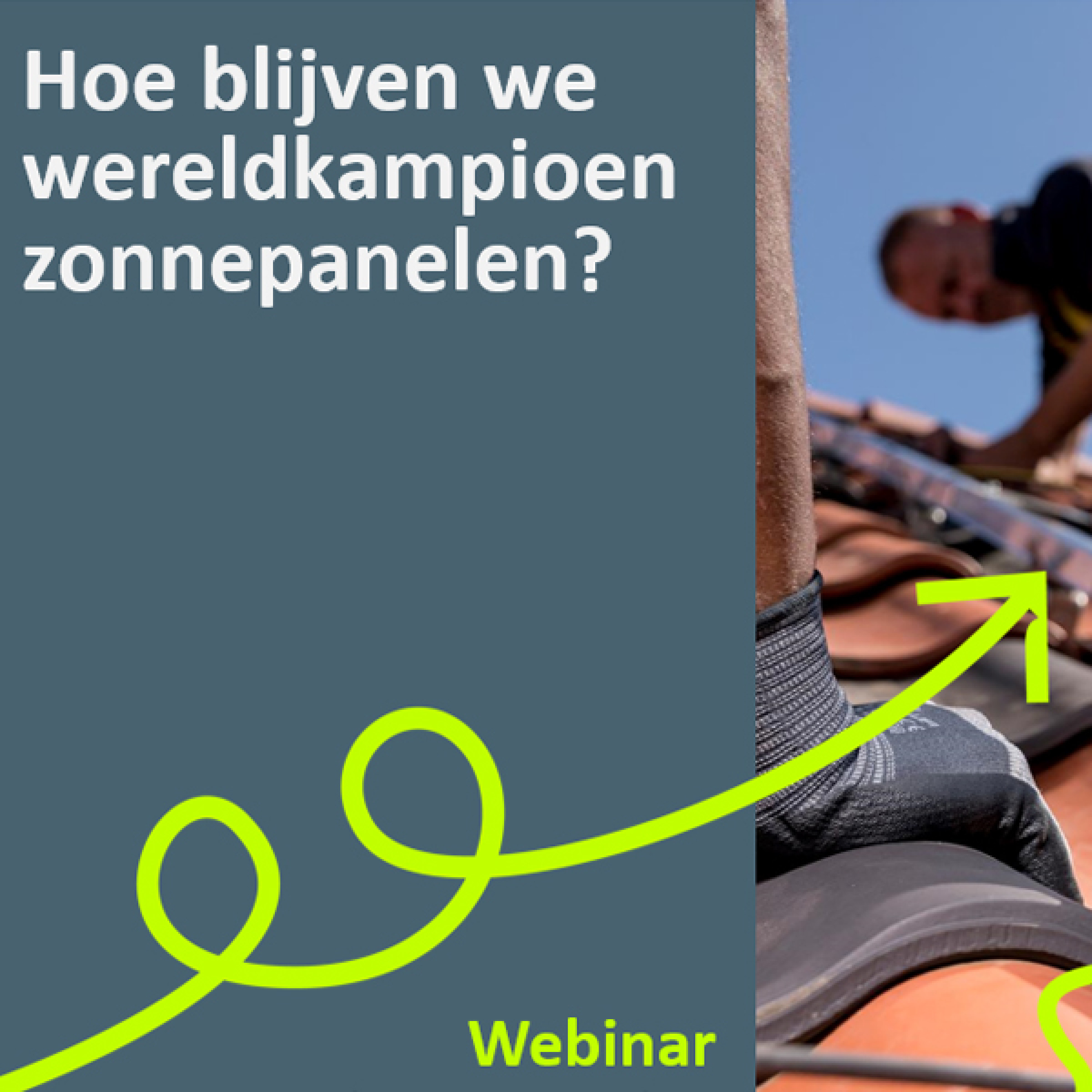 Online talkshow: Hoe blijven we wereldkampioen zonnepanelen?
