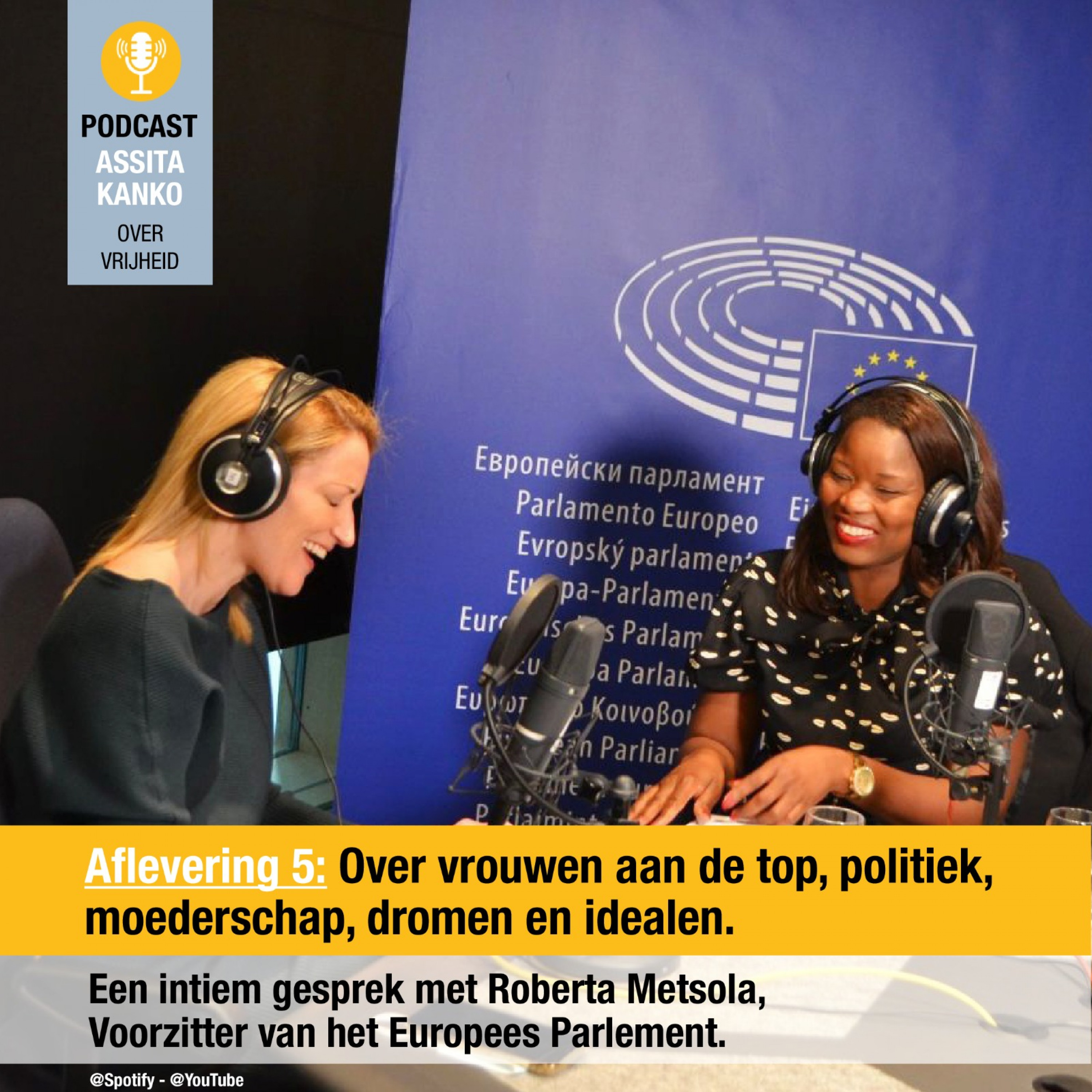 4. Over vrouwen aan de top, politiek, moederschap, dromen en idealen - in gesprek met Roberta Metsola episode artwork