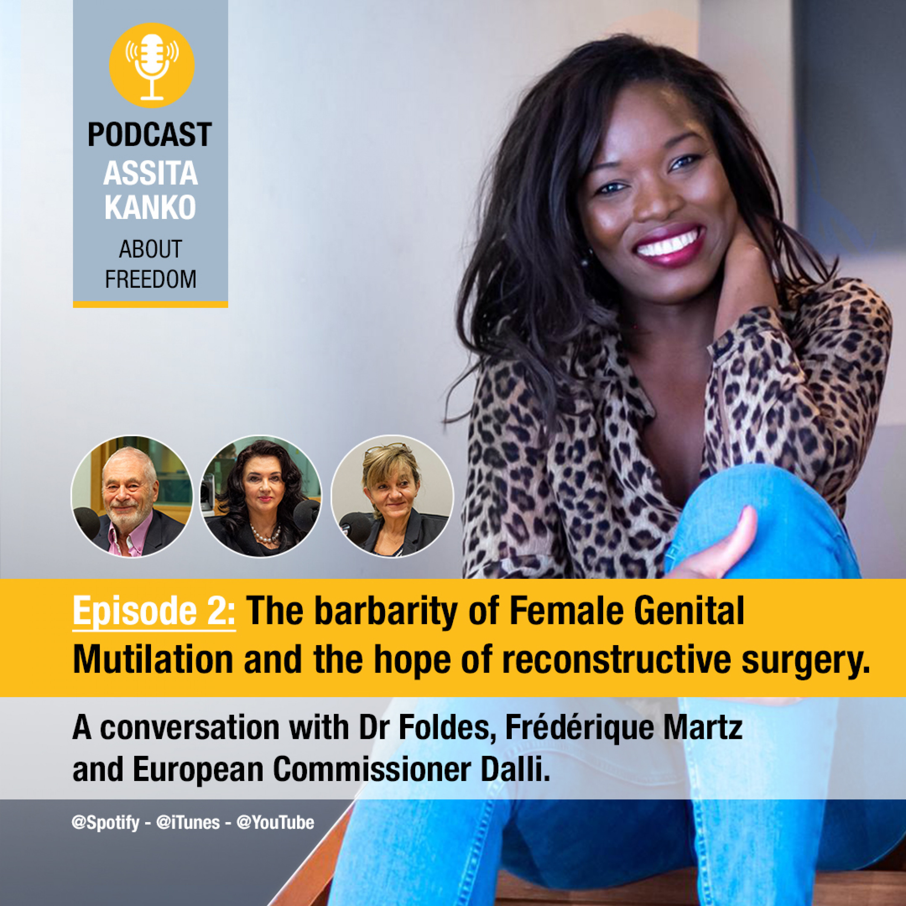 2. Female Genital Mutilation | a conversation about reconstructive surgery and the absurdity of medicalised Genital Mutilation episode artwork