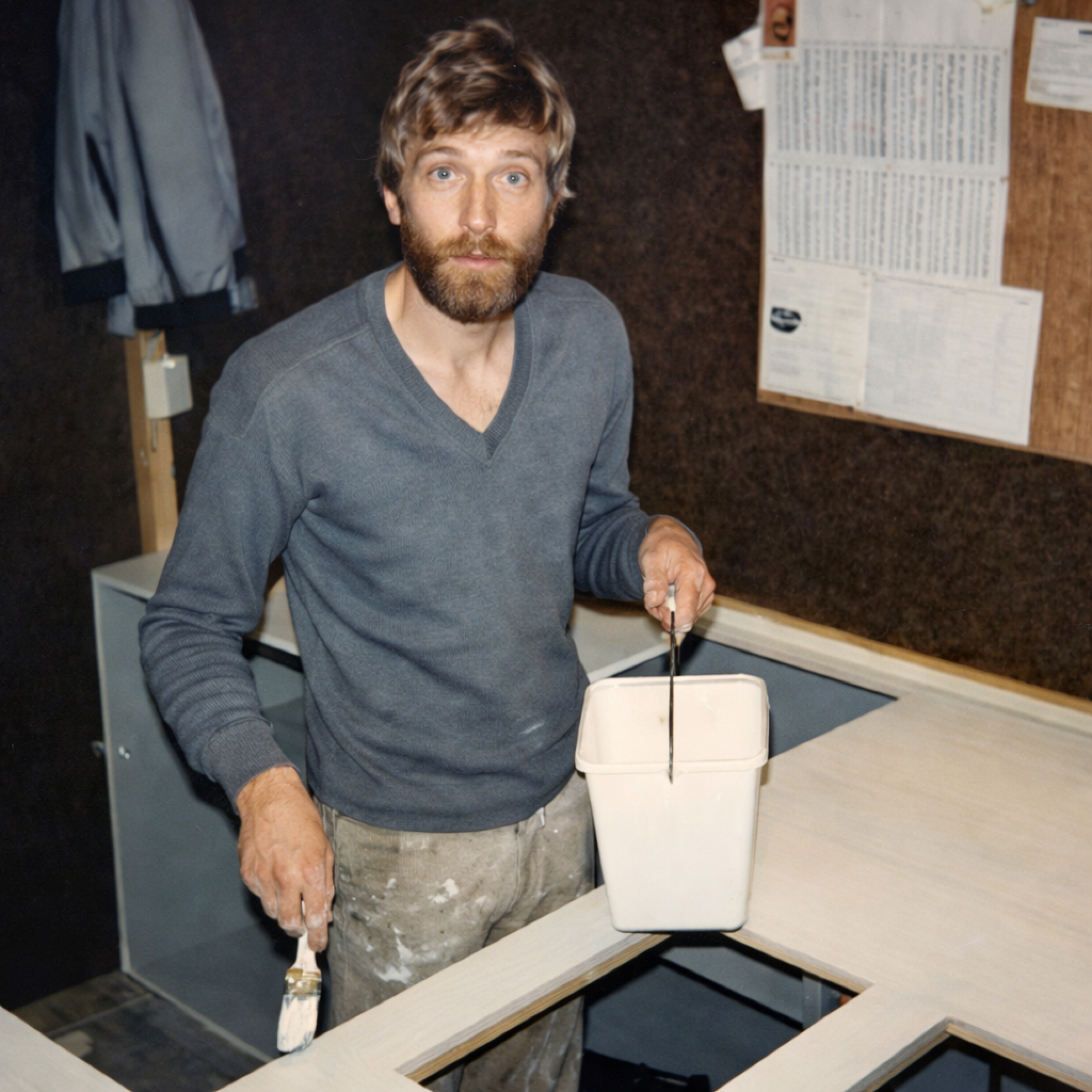 Hugo de Groot bij Radio Caroline in 1980