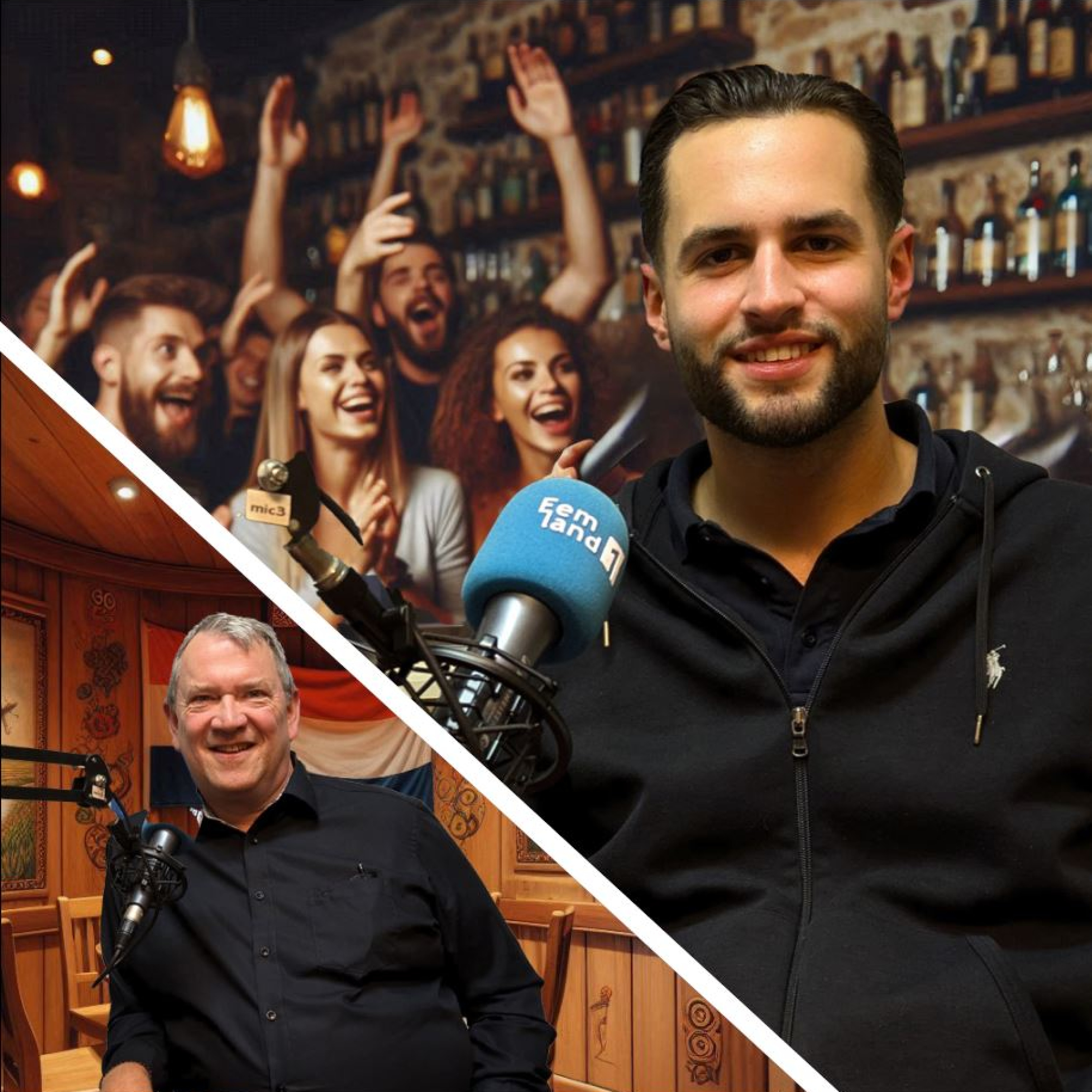 Motie-indiener Nederlandse vlag raadzaal Baarn, Tino Schouten  | Baarnaar Koen Witteveen scoort hit met Samen episode artwork