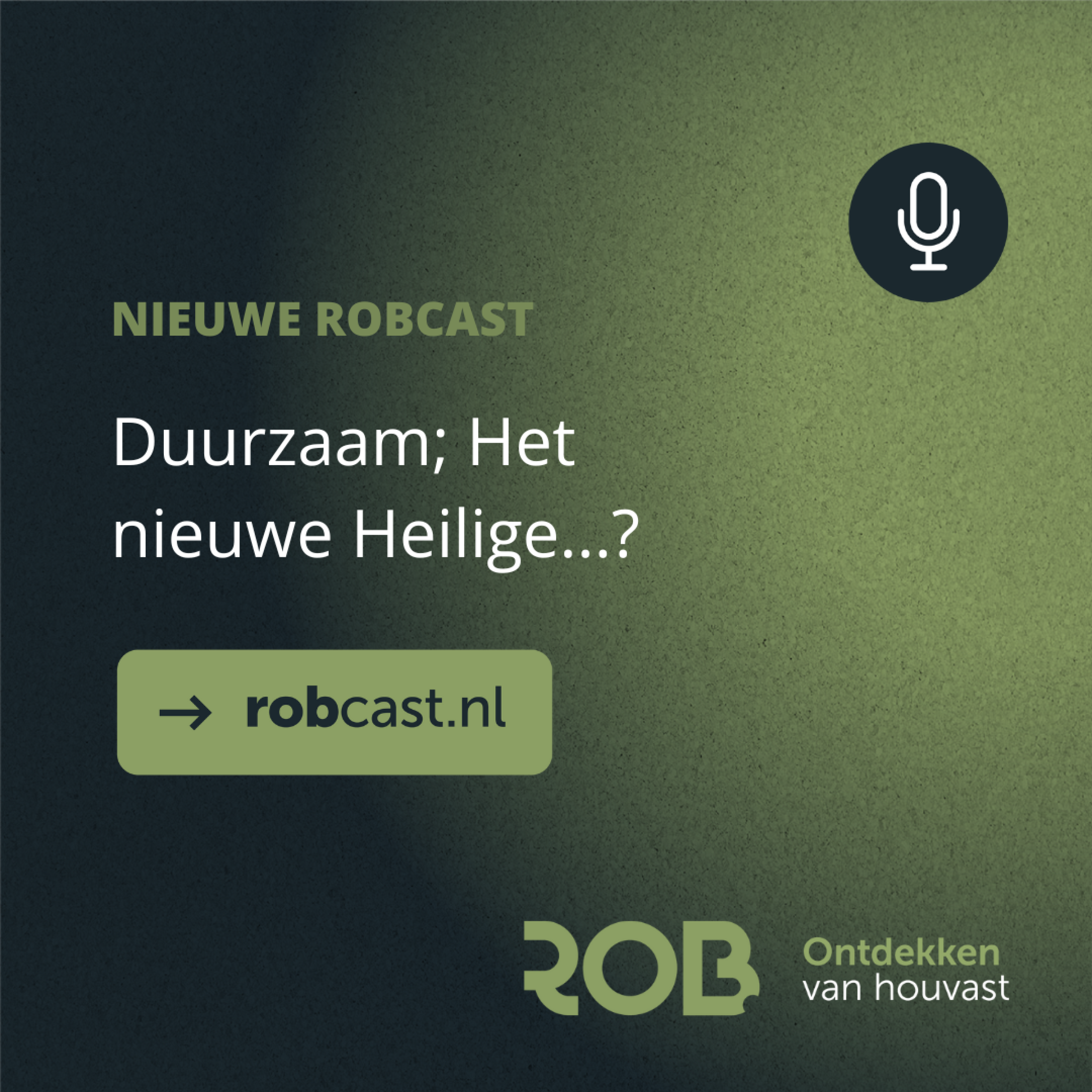 Duurzaam; het nieuwe Heilige...? episode artwork