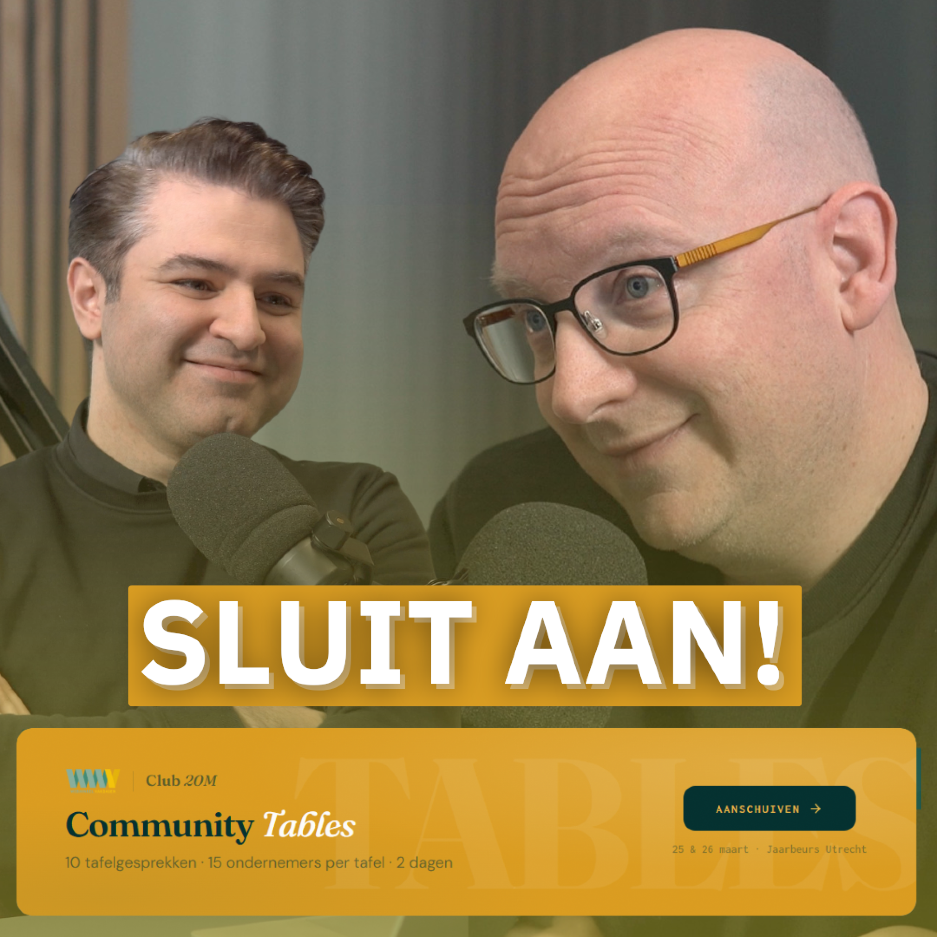 Sluit aan bij de Community Tables op club20m.nl!